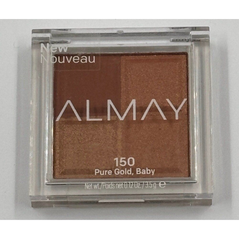 Almay Shadow Squad Eyeshadow Palette 150 Pure Gold Baby Monochrome Quad